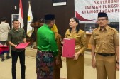 Bupati Zukri Bagikan 107 SK kepada CPNS dan PPPK Baru di lingkungan Pemkab Pelalawan
