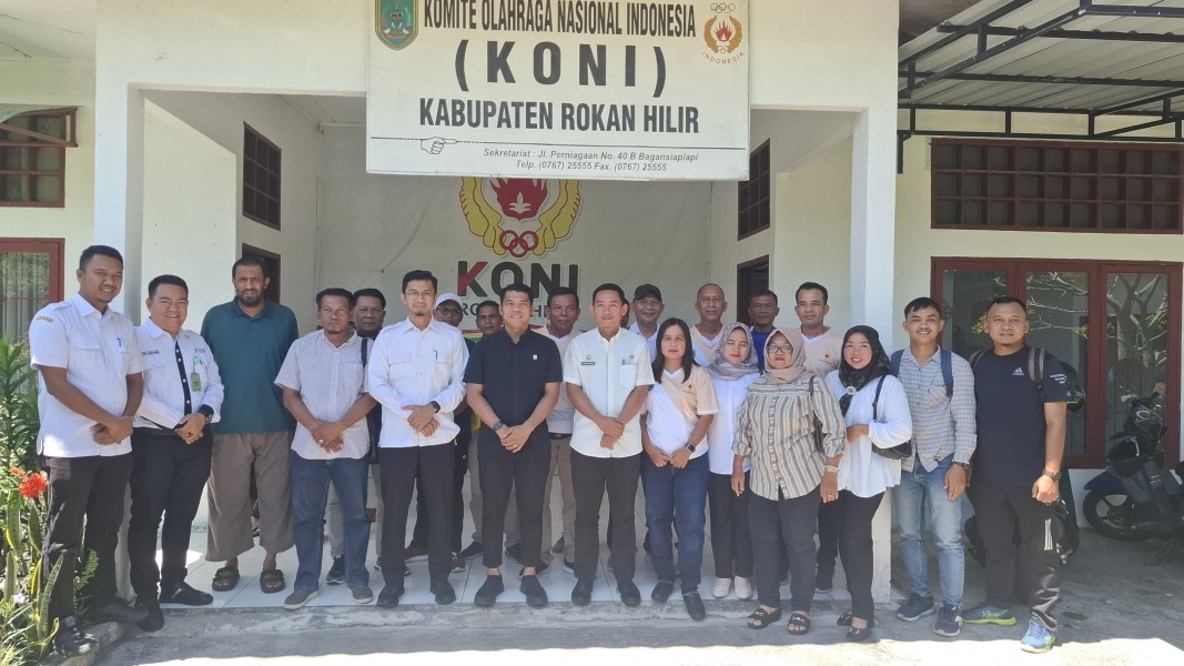 KONI Rohil Rapat Perdana, Tingkatkan Silaturrahmi dan Bahas Rencana Pelantikan
