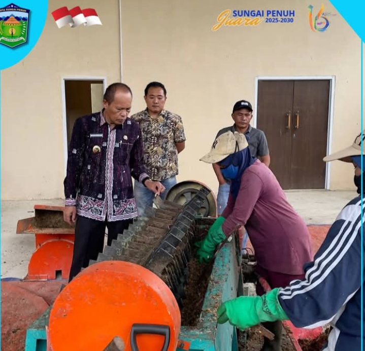 Wawako Azhar Pantau Aktivitas Operasional TPS3R, Pastikan Pengolahan Sampah Berjalan Kontinu.