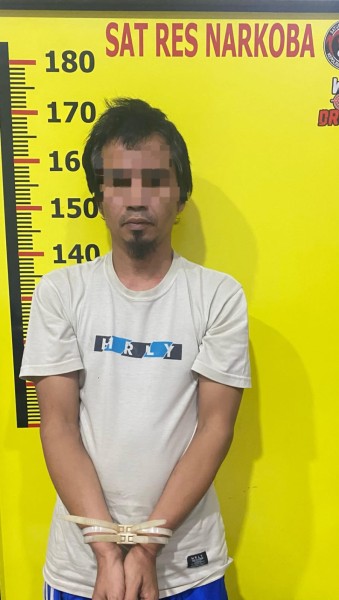 Satresnarkoba Polres Kerinci Amankan Pelaku Pengedar Narkotika Jenis Sabu