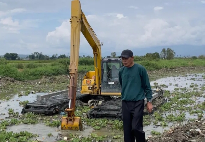 Wawako Azhar Hamzah Tinjau Pelaksanaan Normalisasi Sungai Batang Merao