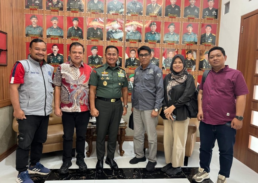 PJS dan Pussenif TNI-AD Siap Bangun Sinergi Baru