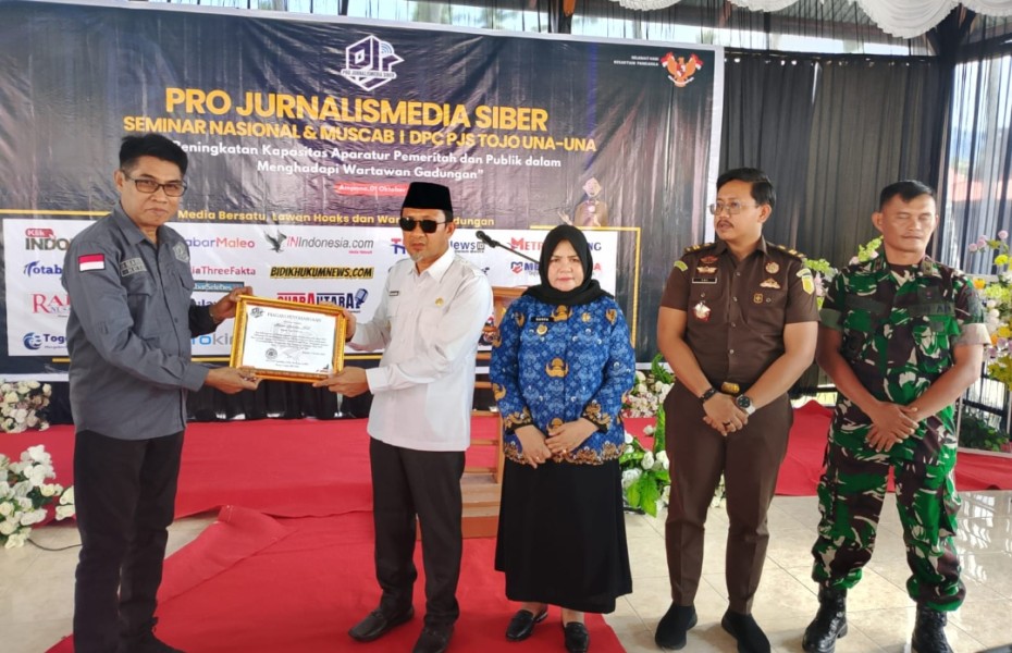 Bupati Touna Hadiri Muscab I PJS, Dukung UKW Digelar di Pulau Wisata Togian