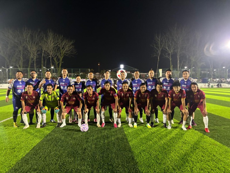 Jalin Kebersamaan, Sahabat Media FC Gelar Friendly Match Lawan BUMD Tuah Sekata