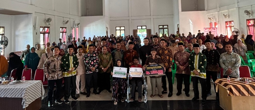 Raup Keuntungan 600 Juta lebih, Z-Park Serahkan Kepada 400 Mustahik